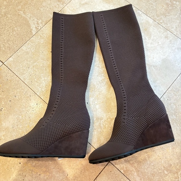 Gorgeous NWT Eileen Fisher Kasana Knee High  Stretchy Sock Boots - Picture 8 of 15
